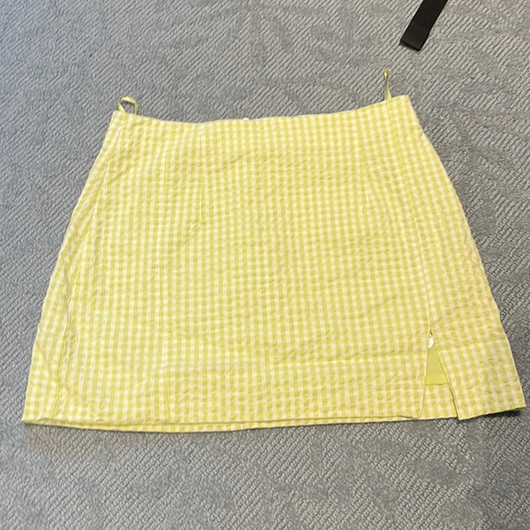Gingham Mini Skirt - Picture 1 of 2
